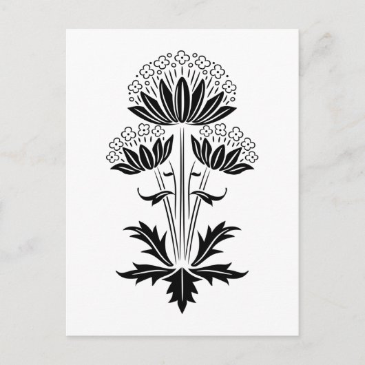 Floral Briefkaart (Voorkant)