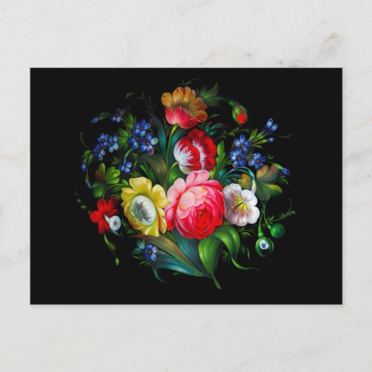 Floral Briefkaart (Voorkant)