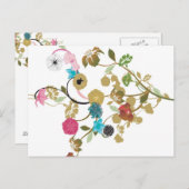 Floral Briefkaart (Voorkant / Achterkant)