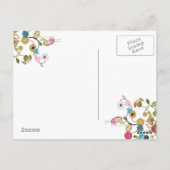 Floral Briefkaart (Achterkant)