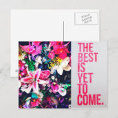 Floral Briefkaart (Voorkant / Achterkant)