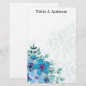 Floral Briefpapier (Voorkant / Achterkant)