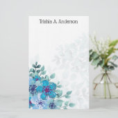 Floral Briefpapier (Staand voorkant)