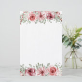 Floral Briefpapier (Staand voorkant)