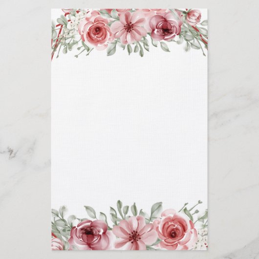 Floral Briefpapier (Voorkant)
