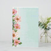 Floral Briefpapier (Staand voorkant)