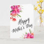 Floral brillant | Carte de fête des mères (Fleur jaune)