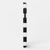 Floral Bronze Black & White Stripe - Aangepaste fo Case-Mate iPhone Case (Achterkant/links)