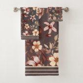 Floral Brown & Pêche (En situation)