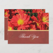 Floral bruiloft bedankt je postkaart. briefkaart (Voorkant / Achterkant)