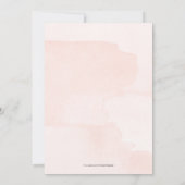 Floral Brunch en Bubble Bridal Shower Invitations Aankondiging (Achterkant)
