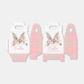 Floral Bunny Ears | Vrolijk Pasen Bedankdoosjes (Uitgevouwen)