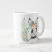Floral Bunny Extra Grote Beker (Voorkant rechts)