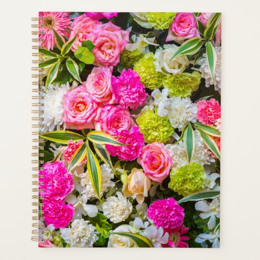 Floral Burst – Elegant Garden  Planner (Voorkant)