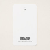 Floral Business Hang Label Kaart (Voorkant)