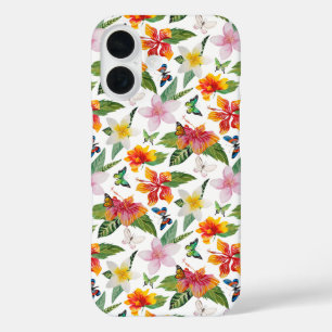 Floral Butterfly iPhone 16 Hoesje