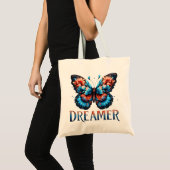 Floral Butterfly Dreamer Tote Bag (Voorkant (product))