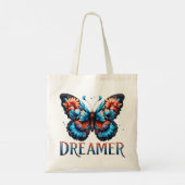 Floral Butterfly Dreamer Tote Bag (Achterkant)