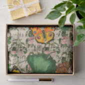 Floral Butterfly Ephemera Tissuepapier (Geschenk)