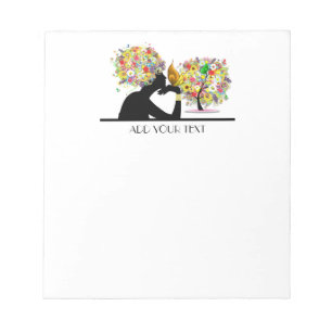 Floral Butterfly Notitieblok