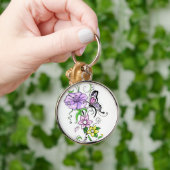 Floral Butterfly Sleutelhanger (Hand)