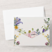 Floral Buzz : Invitation de mariage du printemps (Verso)