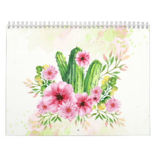 Floral Cactus Kalender
