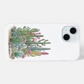 Floral Cactus telefoonhoesje Case-Mate iPhone Case (Achterkant (horizontaal))
