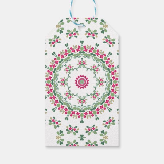 Floral Cadeaulabel (Achterkant)