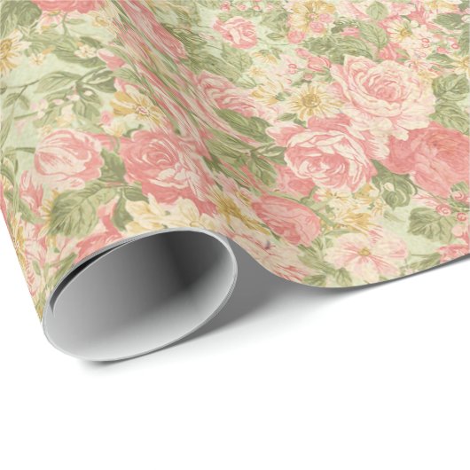 Floral Cadeaupapier (Rol Hoek)