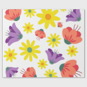 Floral Cadeaupapier (Vlak)