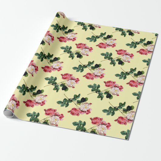  Floral Cadeaupapier (Uitgerold)