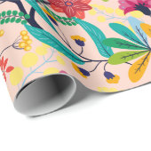 Floral Cadeaupapier (Rol Hoek)