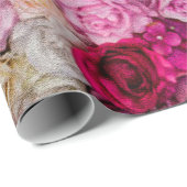 Floral  cadeaupapier (Rol Hoek)
