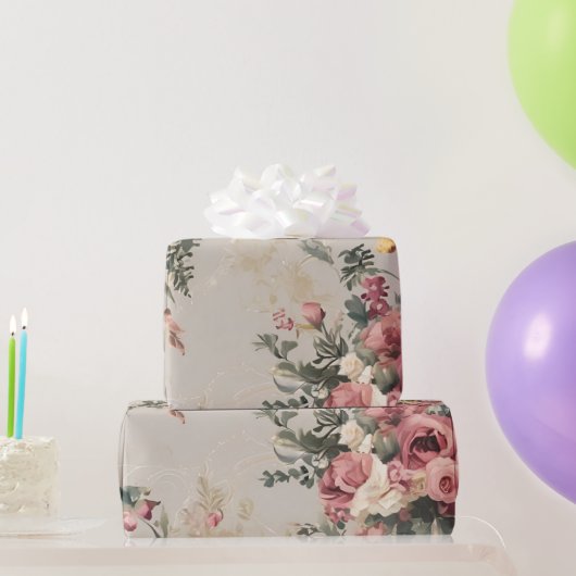 Floral Cadeaupapier (Feestgeschenken)