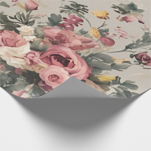 Floral Cadeaupapier (Hoek)