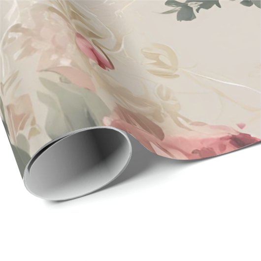 Floral Cadeaupapier (Rol Hoek)