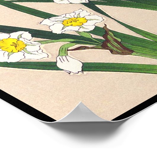 Floral Calander van Japan Kawarazaki Shodo japan Poster (Hoek)