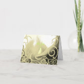 Floral Calla lily Dank u Bedankkaart (Achterkant)