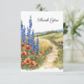 Floral Campagne funéraire Merci photo (Debout devant)