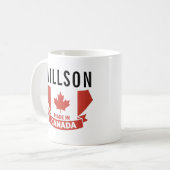 Floral Canada Day Mug | Cute Canadian (Devant gauche)