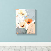 Floral Canvas Afdruk (Insitu (Houten vloer))