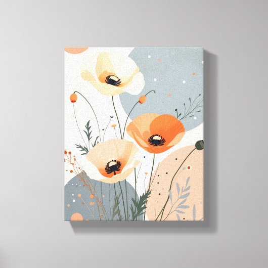 Floral Canvas Afdruk (Voorkant)