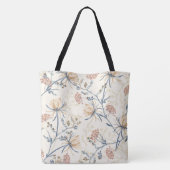 Floral Canvas tas (Achterkant)