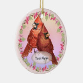 Floral Cardinals ornament (Rechts)