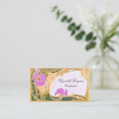 Floral - carte de visite (Debout devant)