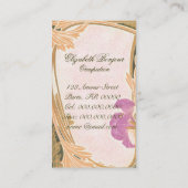 Floral - carte de visite (Dos)