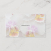 Floral - carte de visite d'orchidées (Dos)