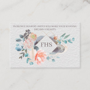 Floral - Carte de visite double face