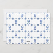 Floral Carte photo néerlandais (Dos)